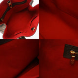 LOUIS VUITTON ルイヴィトン ダミエ ハムステッド MM ブラウン N51204 レディース ダミエキャンバス トートバッグ Bランク 中古 銀蔵