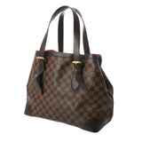 LOUIS VUITTON ルイヴィトン ダミエ ハムステッド MM ブラウン N51204 レディース ダミエキャンバス トートバッグ Bランク 中古 銀蔵