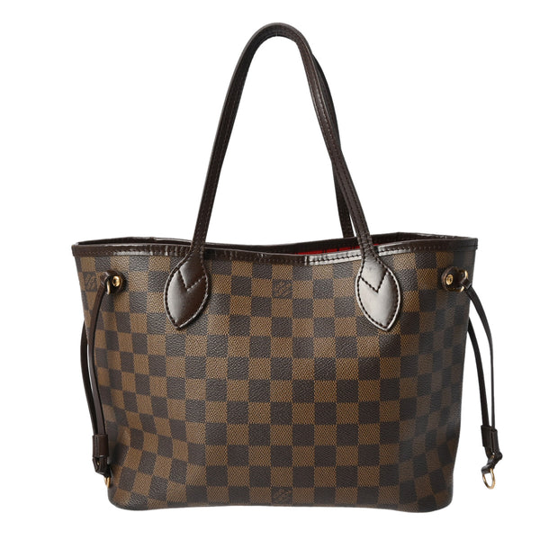 LOUIS VUITTON ルイヴィトン ダミエ ネヴァーフル PM 旧型 ブラウン N51109 レディース ダミエキャンバス ハンドバッグ Bランク 中古 銀蔵