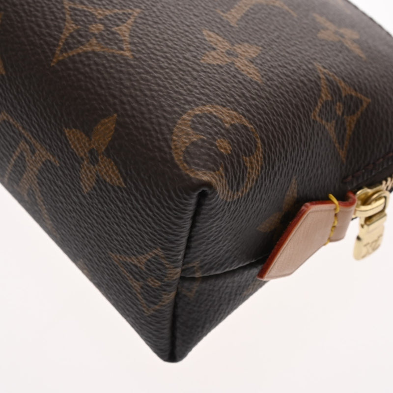 LOUIS VUITTON ルイヴィトン モノグラム モノグラム ポシェットコスメティック ブラウン M47515 レディース モノグラムキャンバス ポーチ 未使用 銀蔵
