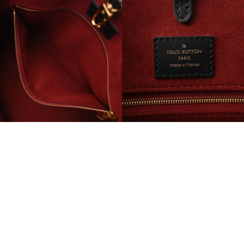 LOUIS VUITTON ルイヴィトン モノグラムアンプラント オンザゴー MM 2WAYトート ブラック/ベージュ M45495 レディース レザー ハンドバッグ ABランク 中古 銀蔵