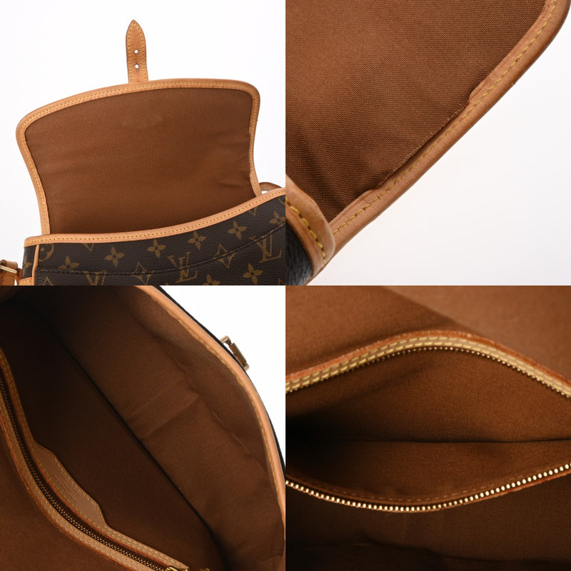 LOUIS VUITTON ルイヴィトン モノグラム ソローニュ ブラウン M42250 レディース モノグラムキャンバス ショルダーバッグ Bランク 中古 銀蔵