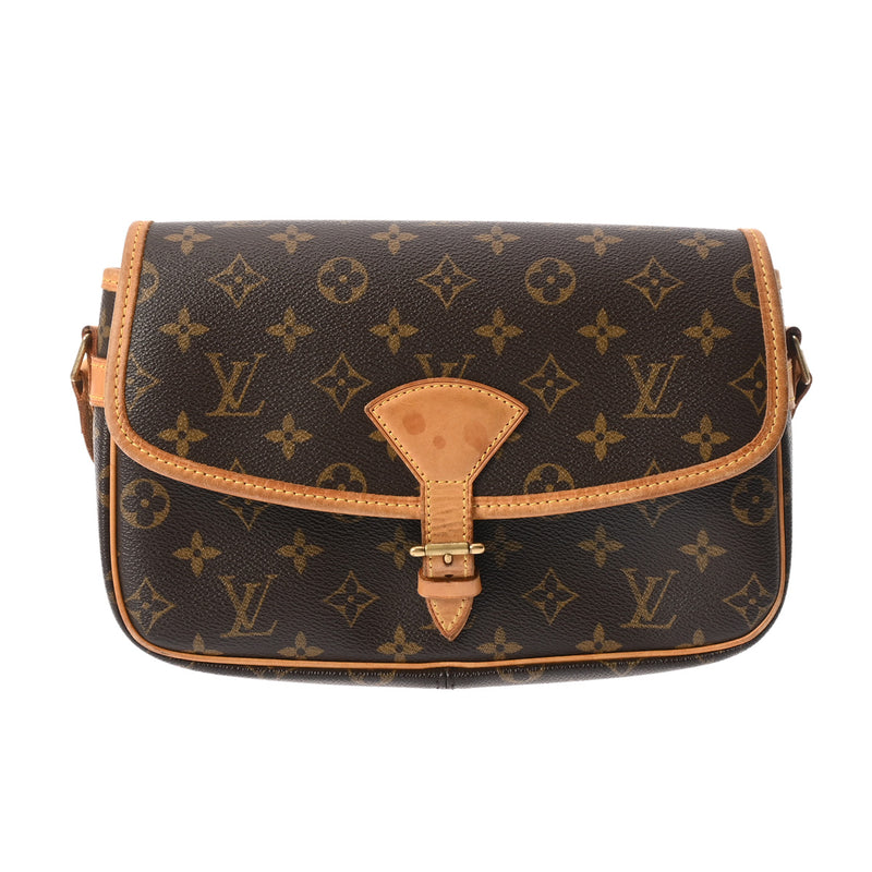 LOUIS VUITTON ルイヴィトン モノグラム ソローニュ ブラウン M42250 レディース モノグラムキャンバス ショルダーバッグ Bランク 中古 銀蔵