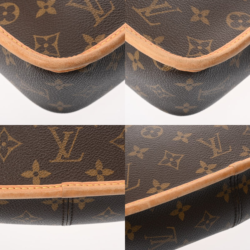 LOUIS VUITTON ルイヴィトン モノグラム ソローニュ ブラウン M42250 レディース モノグラムキャンバス ショルダーバッグ Bランク 中古 銀蔵