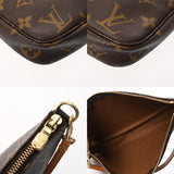 LOUIS VUITTON ルイヴィトン モノグラム ポシェット アクセソワール ブラウン M51980 レディース モノグラムキャンバス アクセサリーポーチ Bランク 中古 銀蔵