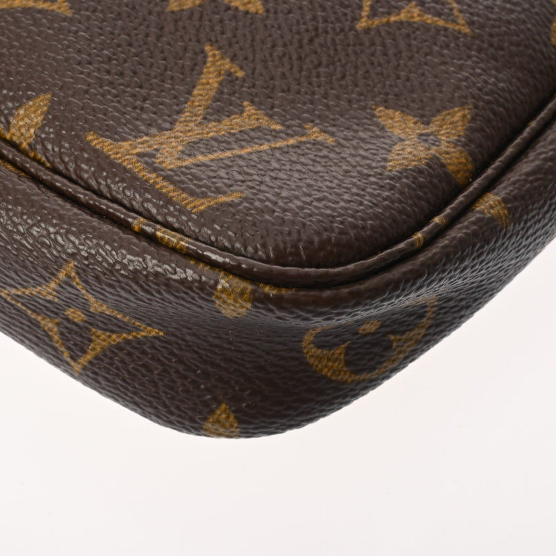 LOUIS VUITTON ルイヴィトン モノグラム ポシェット アクセソワール ブラウン M51980 レディース モノグラムキャンバス アクセサリーポーチ Bランク 中古 銀蔵