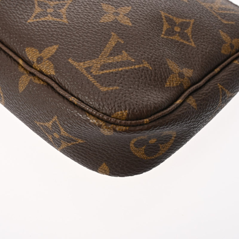 LOUIS VUITTON ルイヴィトン モノグラム ポシェット アクセソワール ブラウン M51980 レディース モノグラムキャンバス アクセサリーポーチ ABランク 中古 銀蔵