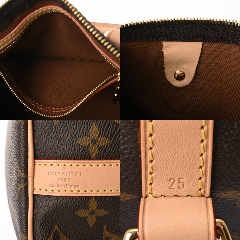 LOUIS VUITTON ルイヴィトン モノグラム スピーディ バンドリエール 25 ブラウン M46977 ユニセックス モノグラムキャンバス ハンドバッグ Aランク 中古 銀蔵