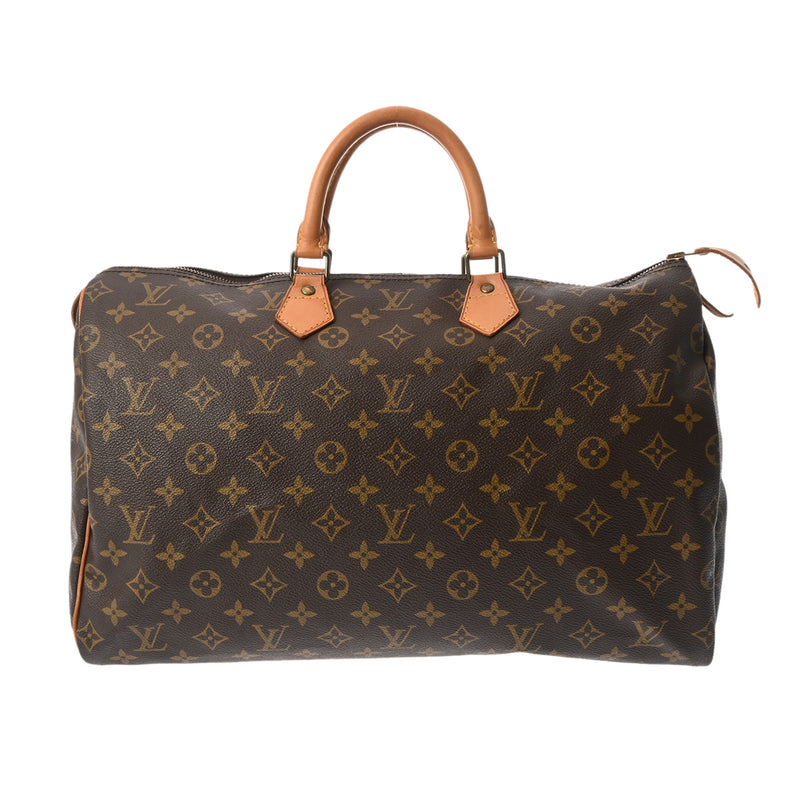 LOUIS VUITTON ルイヴィトン モノグラム スピーディ 40 ブラウン M41522 レディース モノグラムキャンバス ハンドバッグ Bランク 中古 銀蔵