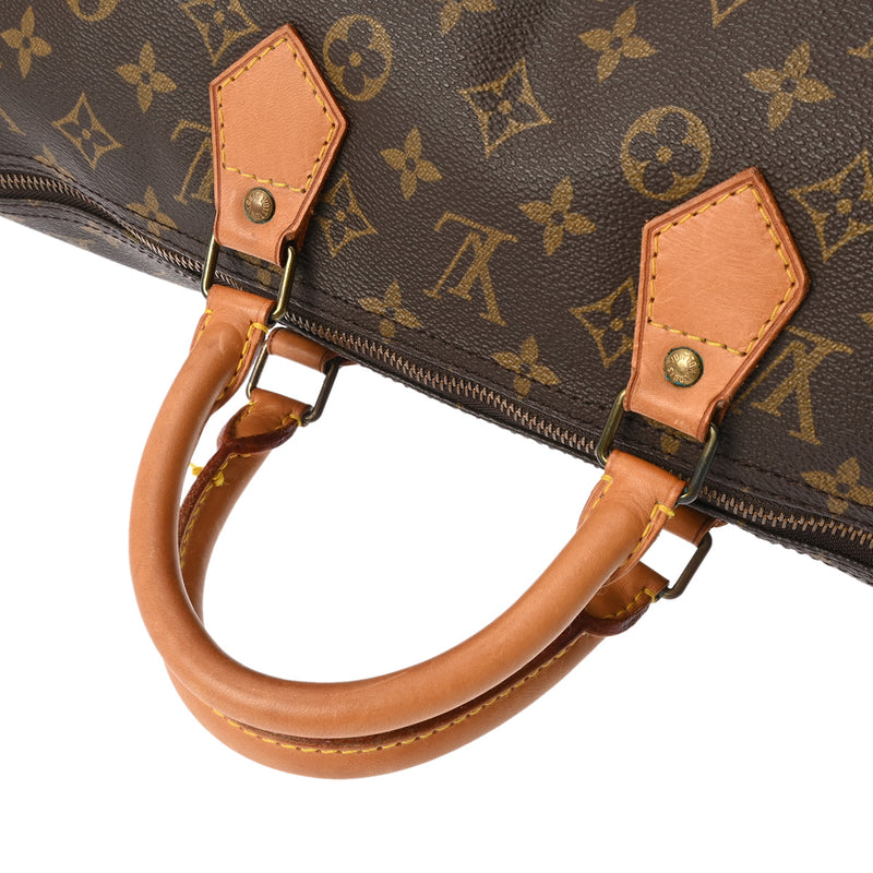 LOUIS VUITTON ルイヴィトン モノグラム スピーディ 40 ブラウン M41522 レディース モノグラムキャンバス ハンドバッグ Bランク 中古 銀蔵