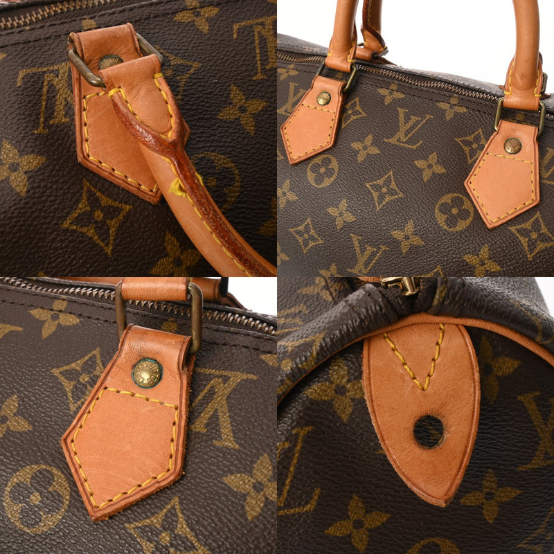 LOUIS VUITTON ルイヴィトン モノグラム スピーディ 40 ブラウン M41522 レディース モノグラムキャンバス ハンドバッグ Bランク 中古 銀蔵