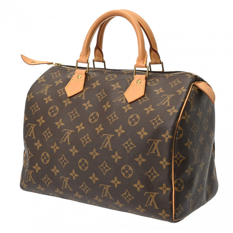 LOUIS VUITTON ルイヴィトン モノグラム スピーディ 30 旧型 ブラウン M41526 レディース モノグラムキャンバス ハンドバッグ Bランク 中古 銀蔵