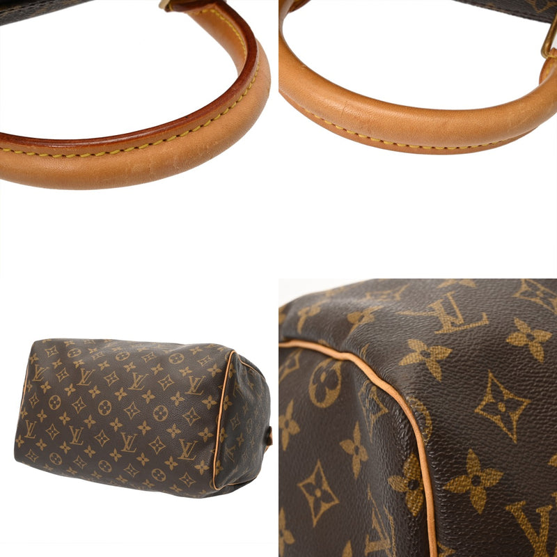 LOUIS VUITTON ルイヴィトン モノグラム スピーディ 30 旧型 ブラウン M41526 レディース モノグラムキャンバス ハンドバッグ Bランク 中古 銀蔵