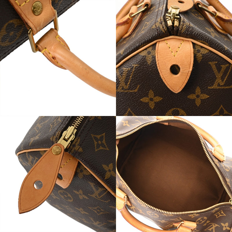 LOUIS VUITTON ルイヴィトン モノグラム スピーディ 30 旧型 ブラウン M41526 レディース モノグラムキャンバス ハンドバッグ Bランク 中古 銀蔵