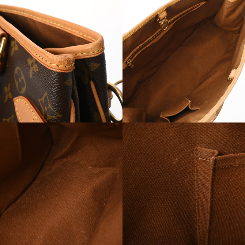 LOUIS VUITTON ルイヴィトン モノグラム バティニョール オリゾンタル ブラウン M51154 レディース モノグラムキャンバス トートバッグ ABランク 中古 銀蔵