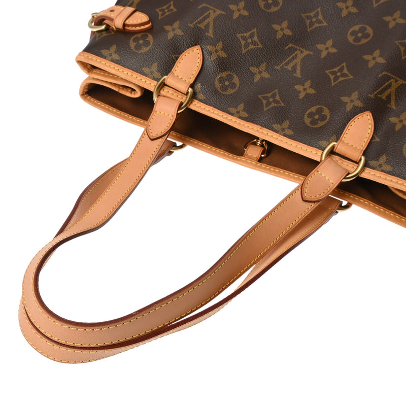 LOUIS VUITTON ルイヴィトン モノグラム バティニョール オリゾンタル ブラウン M51154 レディース モノグラムキャンバス トートバッグ ABランク 中古 銀蔵