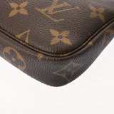 LOUIS VUITTON ルイヴィトン モノグラム ミニ ポシェット アクセソワール ブラウン M58009 レディース モノグラムキャンバス アクセサリーポーチ Aランク 中古 銀蔵