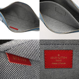 LOUIS VUITTON ルイヴィトン モノグラムデニム ミュルティ ポシェット アクセソワール ブルー M44990 レディース モノグラムデニム ショルダーバッグ ABランク 中古 銀蔵