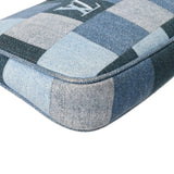 LOUIS VUITTON ルイヴィトン モノグラムデニム ミュルティ ポシェット アクセソワール ブルー M44990 レディース モノグラムデニム ショルダーバッグ ABランク 中古 銀蔵