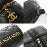 CHANEL シャネル マトラッセ ミニフラップバッグ ブラック AS3829 レディース ラムスキン ショルダーバッグ ABランク 中古 銀蔵