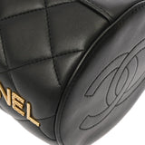 CHANEL シャネル マトラッセ ミニフラップバッグ ブラック AS3829 レディース ラムスキン ショルダーバッグ ABランク 中古 銀蔵