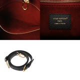 LOUIS VUITTON ルイヴィトン モノグラムアンプラント オンザゴー PM 2WAY ブラック/ベージュ M45659 レディース レザー ハンドバッグ Aランク 中古 銀蔵