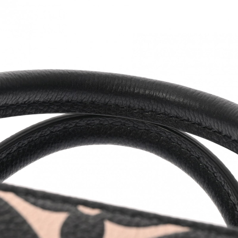 LOUIS VUITTON ルイヴィトン モノグラムアンプラント オンザゴー PM 2WAY ブラック/ベージュ M45659 レディース レザー ハンドバッグ Aランク 中古 銀蔵