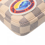 LOUIS VUITTON ルイヴィトン ダミエアズール ポシェットアクセソワール ハワイ限定 ホワイト N61008 レディース ダミエアズールキャンバス アクセサリーポーチ Aランク 中古 銀蔵