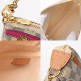 LOUIS VUITTON ルイヴィトン ダミエアズール ポシェットアクセソワール ハワイ限定 ホワイト N61008 レディース ダミエアズールキャンバス アクセサリーポーチ Aランク 中古 銀蔵