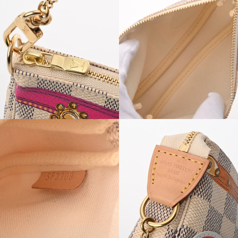 LOUIS VUITTON ルイヴィトン ダミエアズール ポシェットアクセソワール