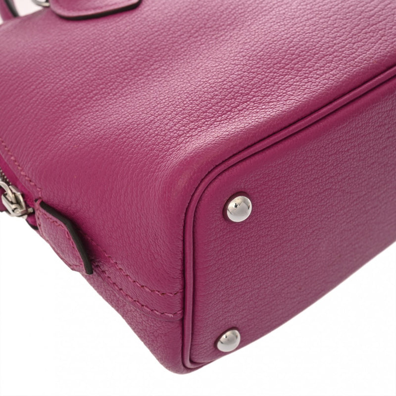 HERMES エルメス ボリード 1923 ミニ 2WAY ローズパープル A刻印(2017年頃) レディース エバーカラー ハンドバッグ Aランク 中古 銀蔵