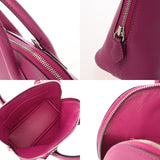 HERMES エルメス ボリード 1923 ミニ 2WAY ローズパープル A刻印(2017年頃) レディース エバーカラー ハンドバッグ Aランク 中古 銀蔵