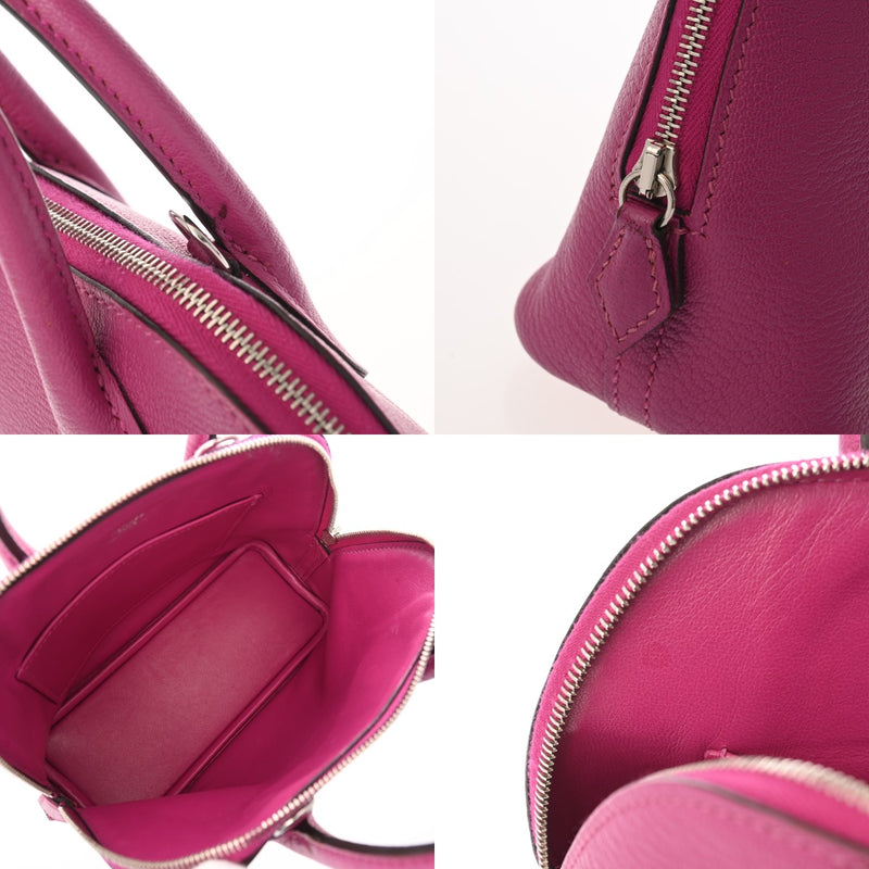 HERMES エルメス ボリード 1923 ミニ 2WAY ローズパープル A刻印(2017年頃) レディース エバーカラー ハンドバッグ Aランク 中古 銀蔵