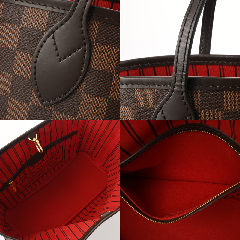LOUIS VUITTON ルイヴィトン ダミエ ネヴァーフル PM ブラウン N41359 レディース ダミエキャンバス ハンドバッグ Aランク 中古 銀蔵
