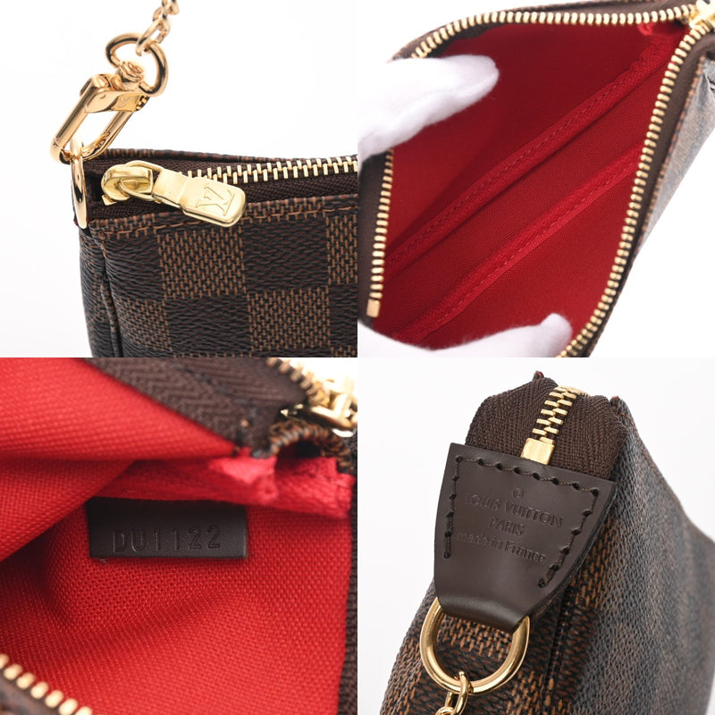 LOUIS VUITTON ルイヴィトン ダミエ ミニ アクセサリーポーチ ブラウン