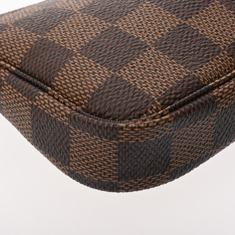 正規品　美品　Louis Vuitton ダミエポーチ ブラウン LOUIS VUITTON ルイヴィトン ダミエ ミニ アクセサリーポーチ ブラウン