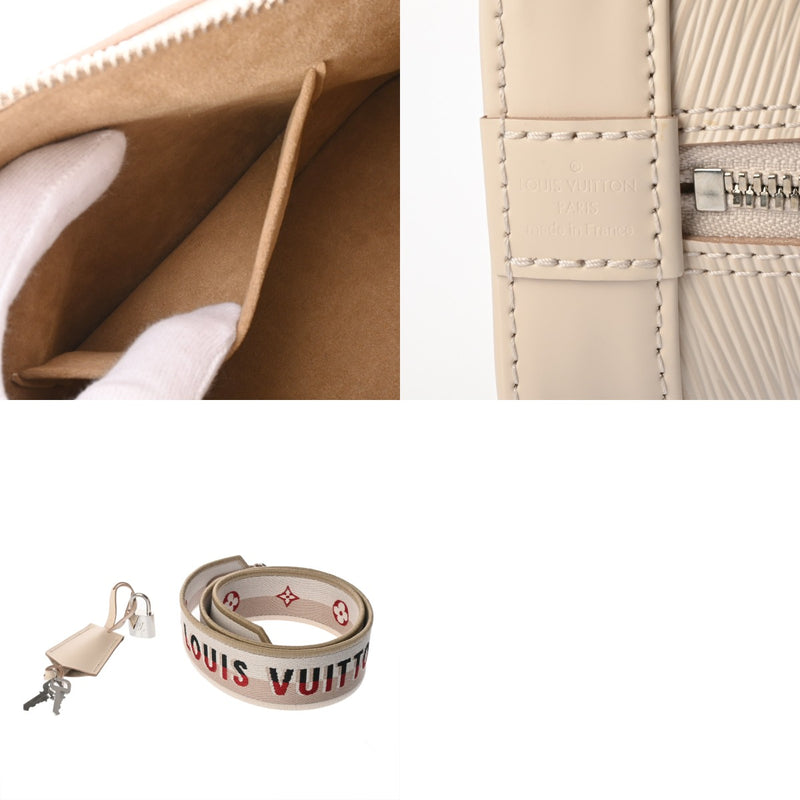 ルイヴィトン　エピ／アルマ　ホワイトハンドバッグ LOUIS VUITTON ルイヴィトン エピ アルマBB 2WAYバッグ ハンドバッグ