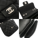 CHANEL シャネル マトラッセ チェーンショルダー ブラック レディース キャビアスキン ショルダーバッグ Aランク 中古 銀蔵