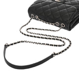 CHANEL シャネル マトラッセ チェーンショルダー ブラック レディース キャビアスキン ショルダーバッグ Aランク 中古 銀蔵