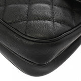 CHANEL シャネル マトラッセ チェーンショルダー ブラック レディース キャビアスキン ショルダーバッグ Aランク 中古 銀蔵