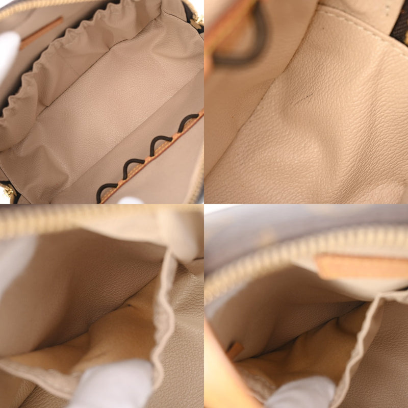 LOUIS VUITTON ルイヴィトン モノグラム スポンティーニ ブラウン M47500 レディース モノグラムキャンバス ハンドバッグ Bランク 中古 銀蔵