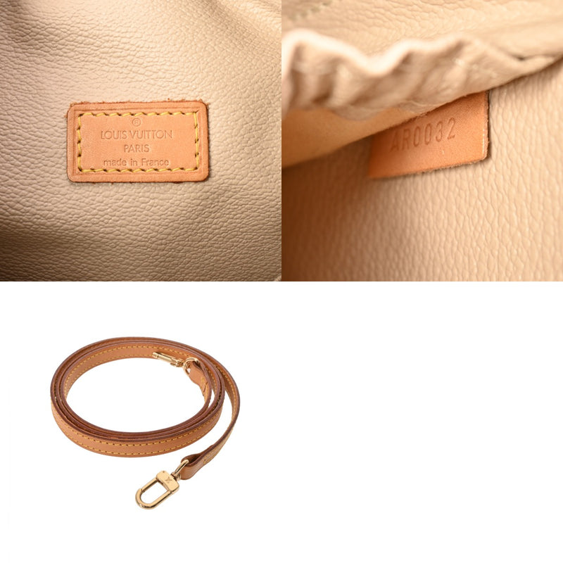 LOUIS VUITTON ルイヴィトン モノグラム スポンティーニ ブラウン M47500 レディース モノグラムキャンバス ハンドバッグ Bランク 中古 銀蔵