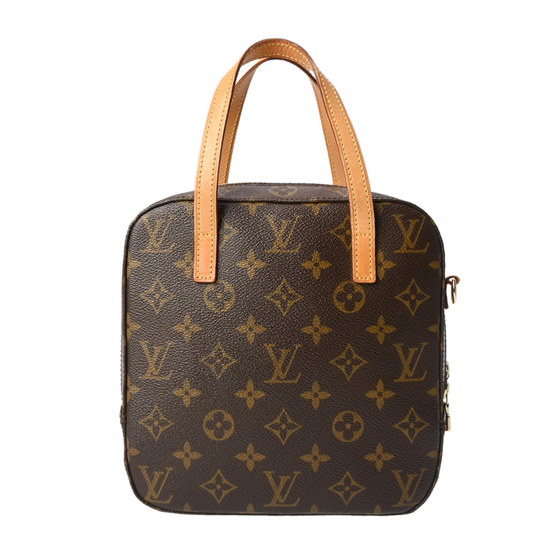 LOUIS VUITTON ルイヴィトン モノグラム スポンティーニ ブラウン M47500 レディース モノグラムキャンバス ハンドバッグ Bランク 中古 銀蔵