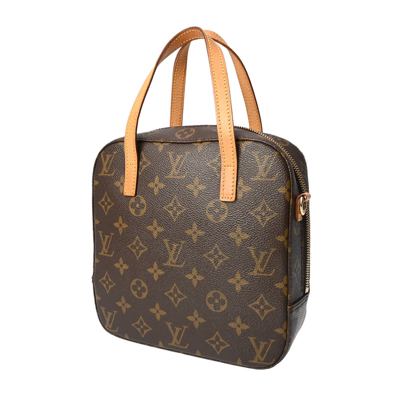 LOUIS VUITTON ルイヴィトン モノグラム スポンティーニ ブラウン M47500 レディース モノグラムキャンバス ハンドバッグ Bランク 中古 銀蔵