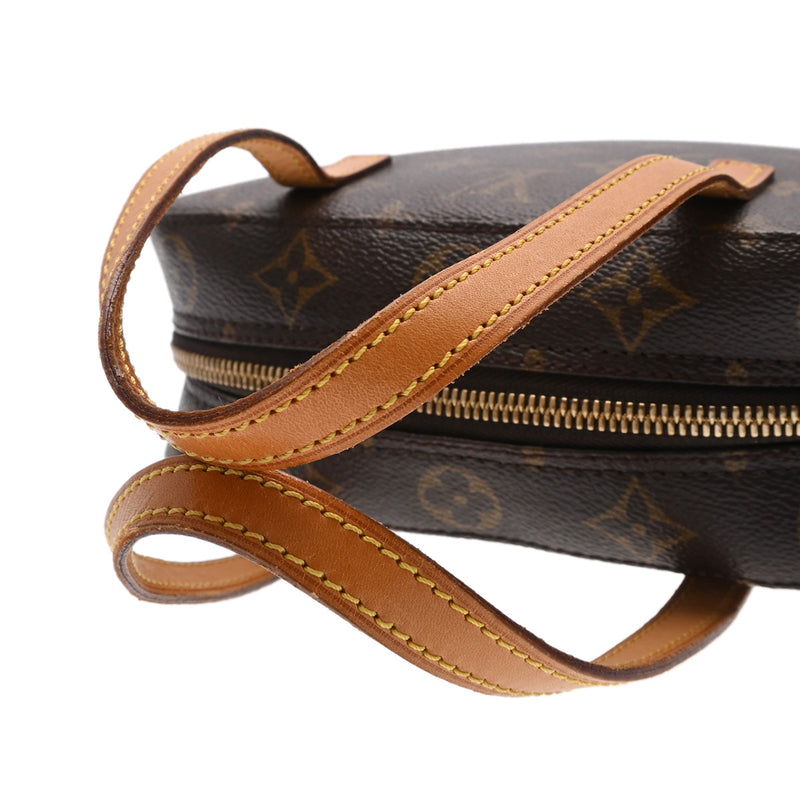 LOUIS VUITTON ルイヴィトン モノグラム スポンティーニ ブラウン M47500 レディース モノグラムキャンバス ハンドバッグ Bランク 中古 銀蔵