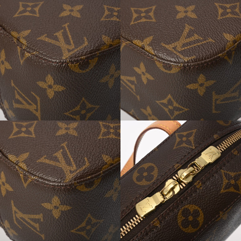 LOUIS VUITTON ルイヴィトン モノグラム スポンティーニ ブラウン M47500 レディース モノグラムキャンバス ハンドバッグ Bランク 中古 銀蔵