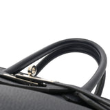 HERMES エルメス バーキン 35 オフィサー ブルーニュイ/ヴェールシブレ シルバー金具 C刻印(2018年頃) ユニセックス トゴ ヴォースイフト ハンドバッグ ABランク 中古 銀蔵