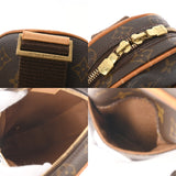 LOUIS VUITTON ルイヴィトン モノグラム ポシェットガンジュ ブラウン M51870 メンズ モノグラムキャンバス ボディバッグ Bランク 中古 銀蔵