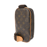 LOUIS VUITTON ルイヴィトン モノグラム ポシェットガンジュ ブラウン M51870 メンズ モノグラムキャンバス ボディバッグ Bランク 中古 銀蔵
