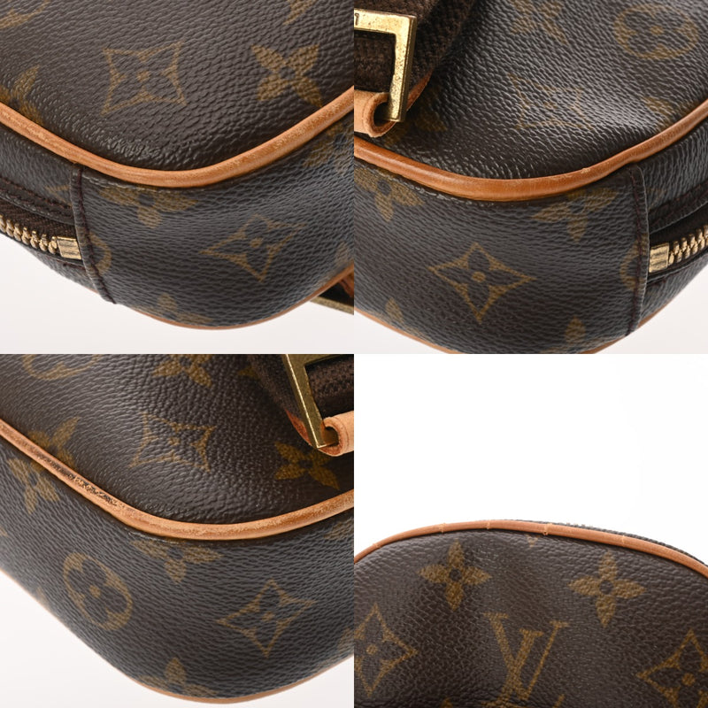 LOUIS VUITTON ルイヴィトン モノグラム ポシェットガンジュ ブラウン